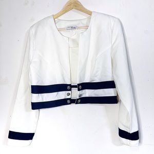 Sip & Style Crop Blazer